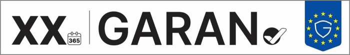 Geschachtelte Kurzform des GARAN-Labels für Online-Oberflächen