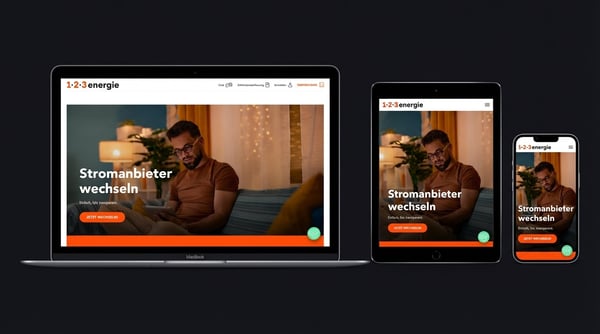 123energie: Website Relaunch mit Tarifrechner und SAP-Integration