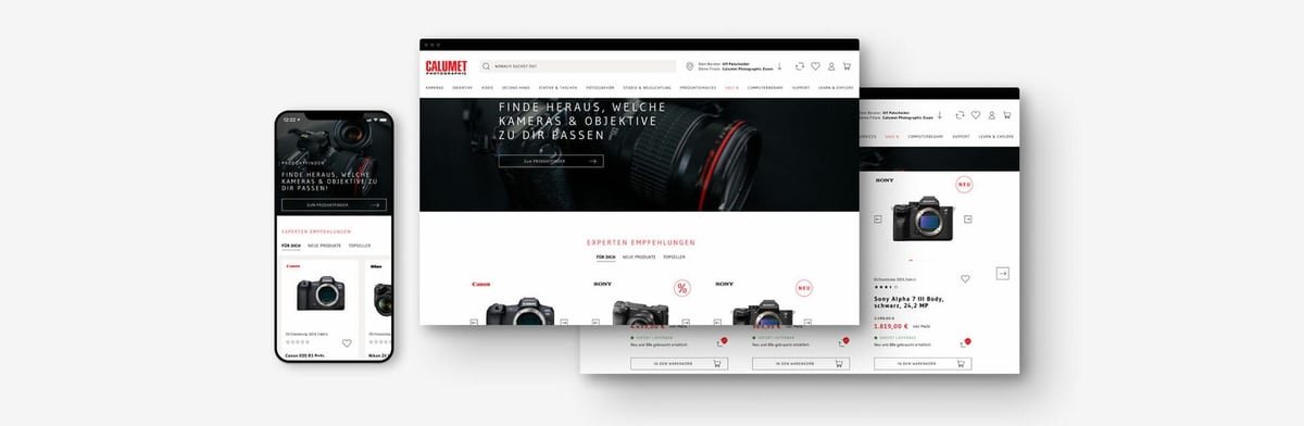 Calumet Photographic: Neues Shopping-Erlebnis für Foto-Spezialisten