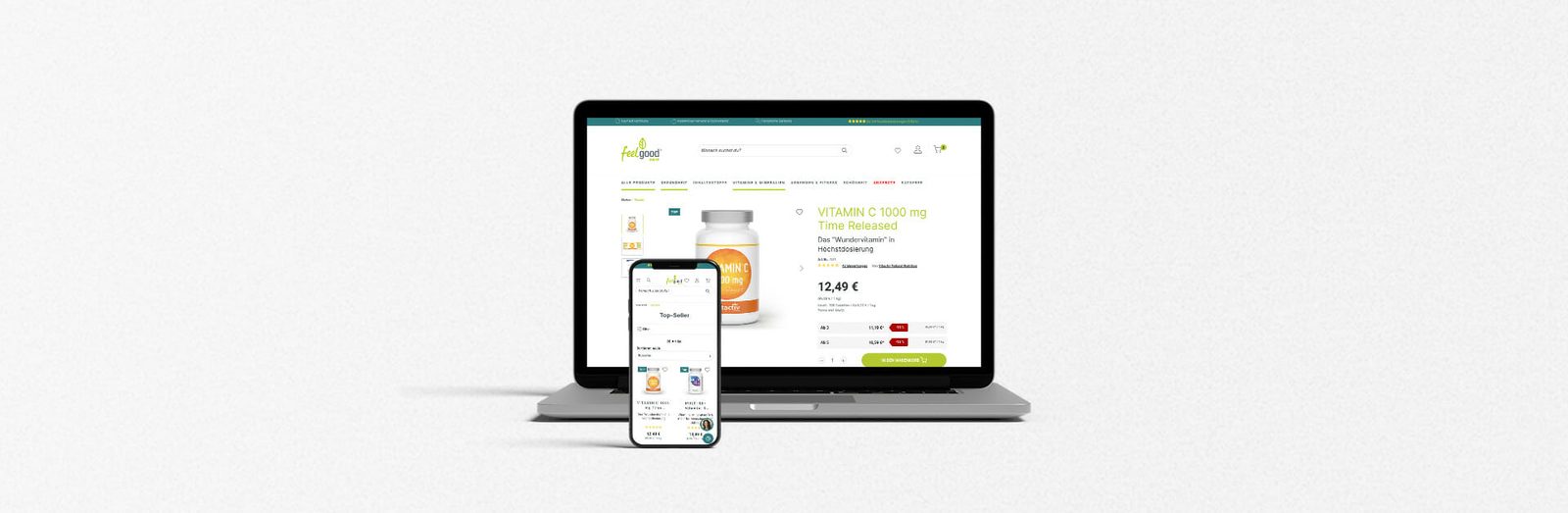 Feelgood Shop: UX-Optimierung für zweistellige Conversion-Steigerung
