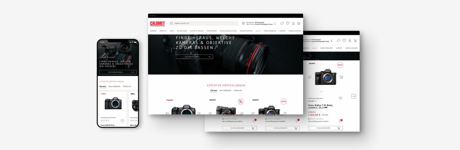 Calumet Photographic: Neues Shopping-Erlebnis für Foto-Spezialisten